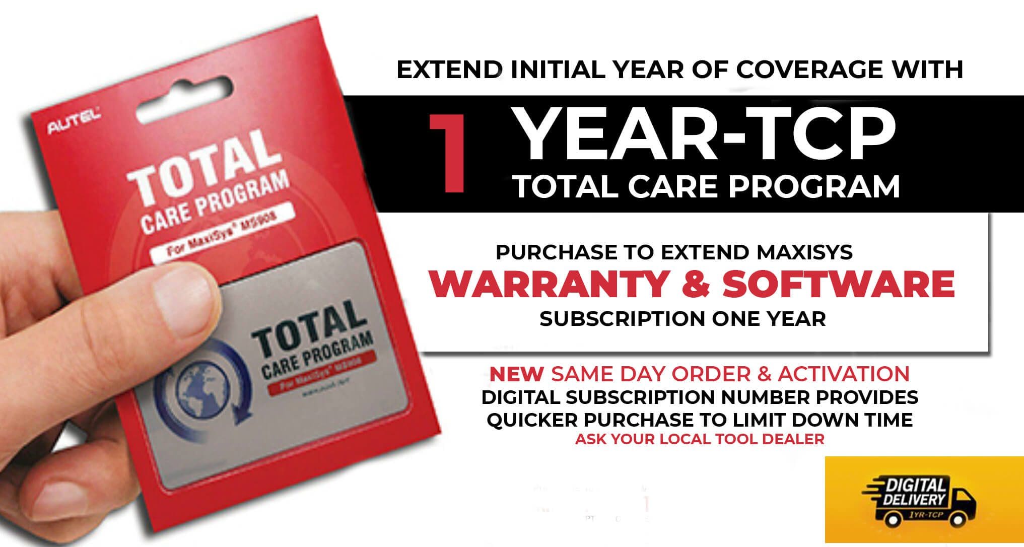 TCP 1 Year Coverage Digital