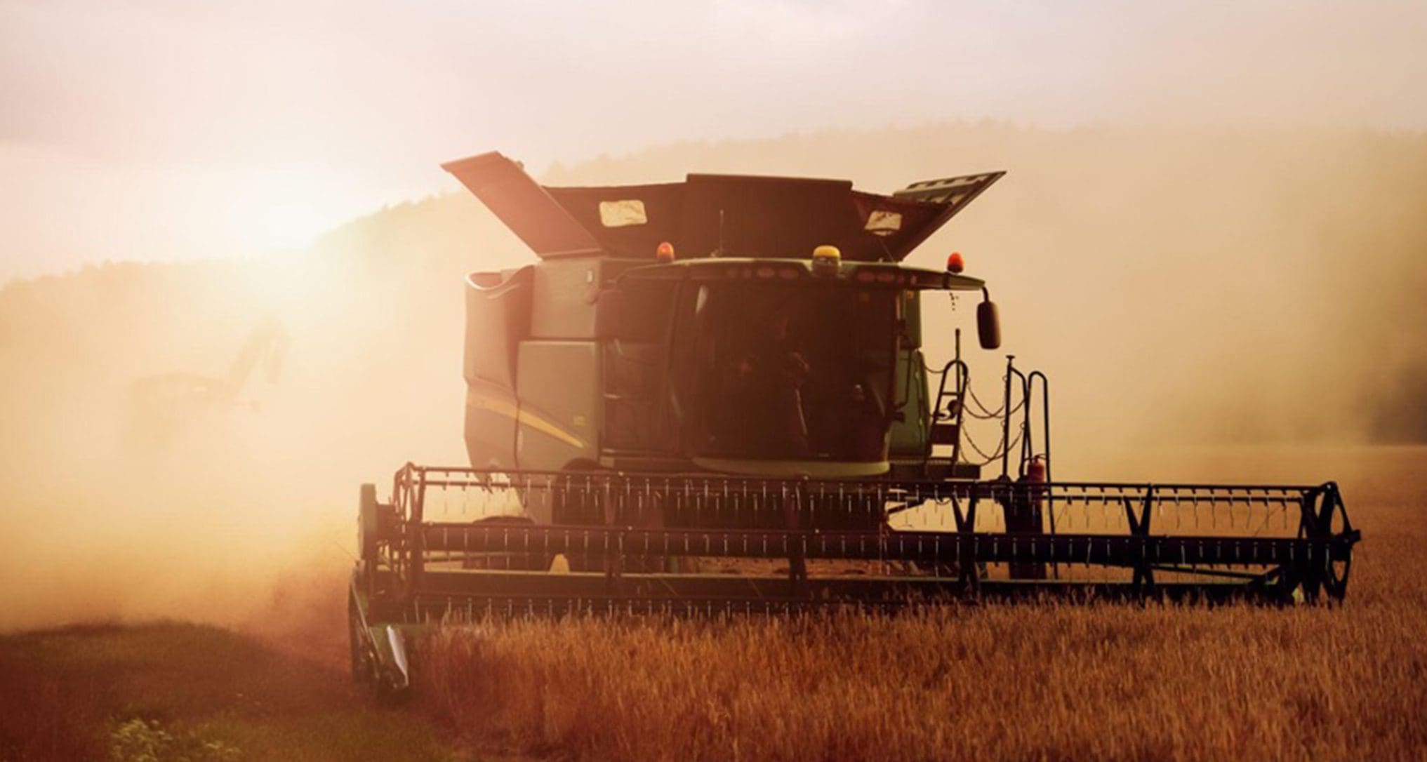 tractor plowing field