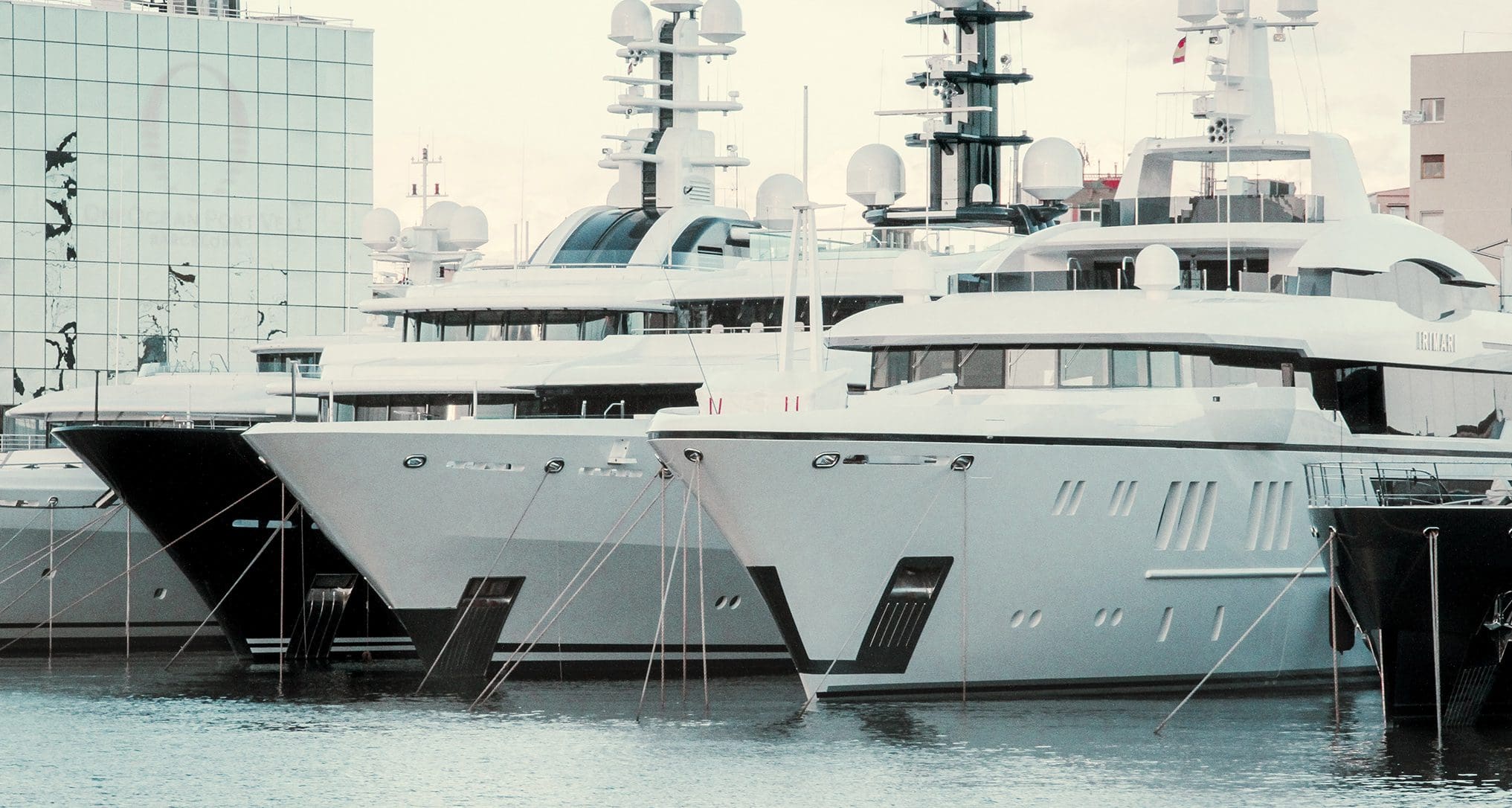 Yachts at the port