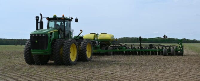 large piece of farming machinery