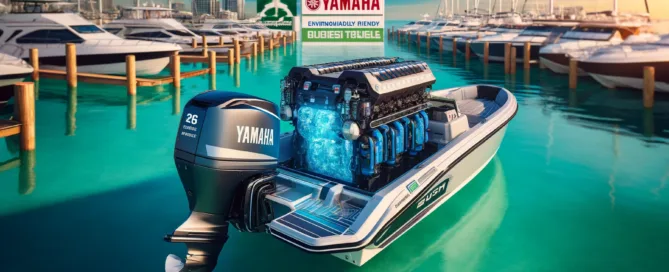Yamaha's hydrogen-fueled outboard