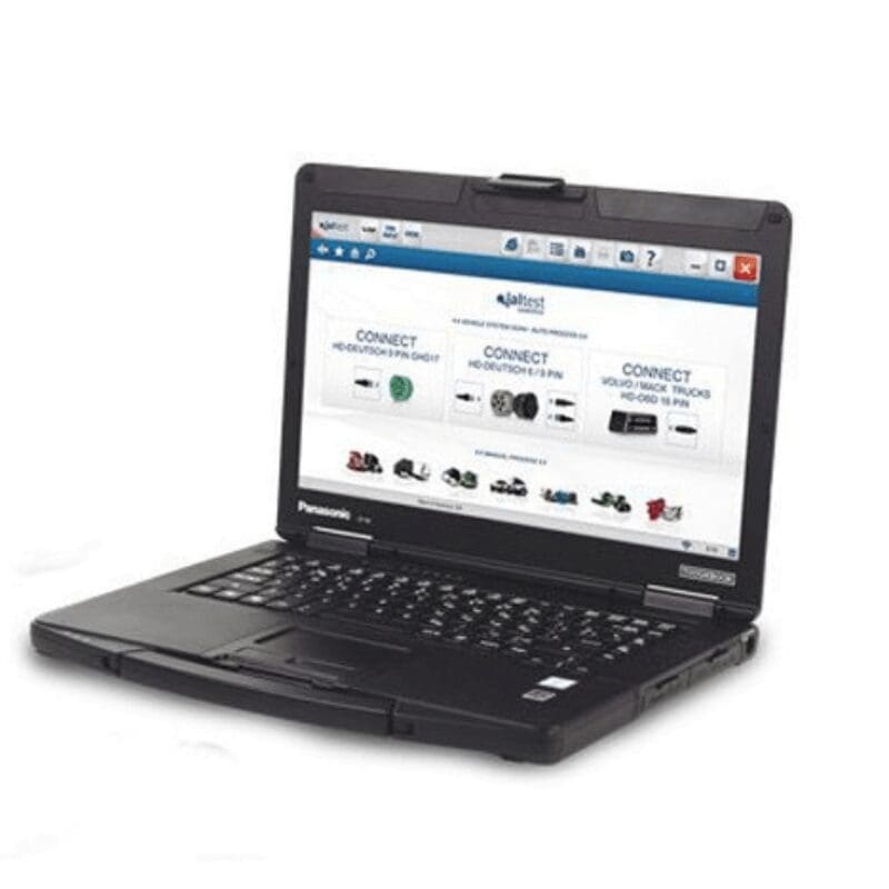 panasonic diagnotic computer running jaltest software