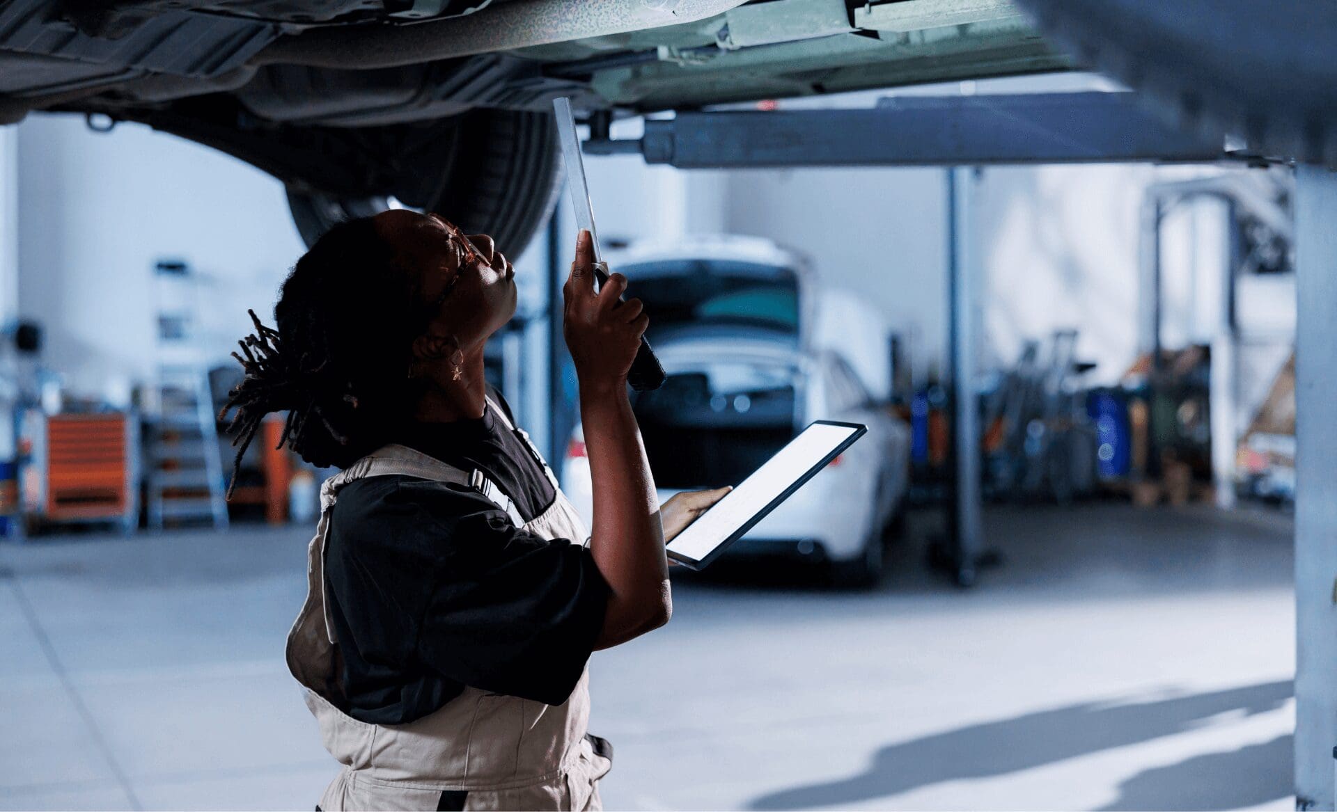 automotive diagnostic with getac tablet