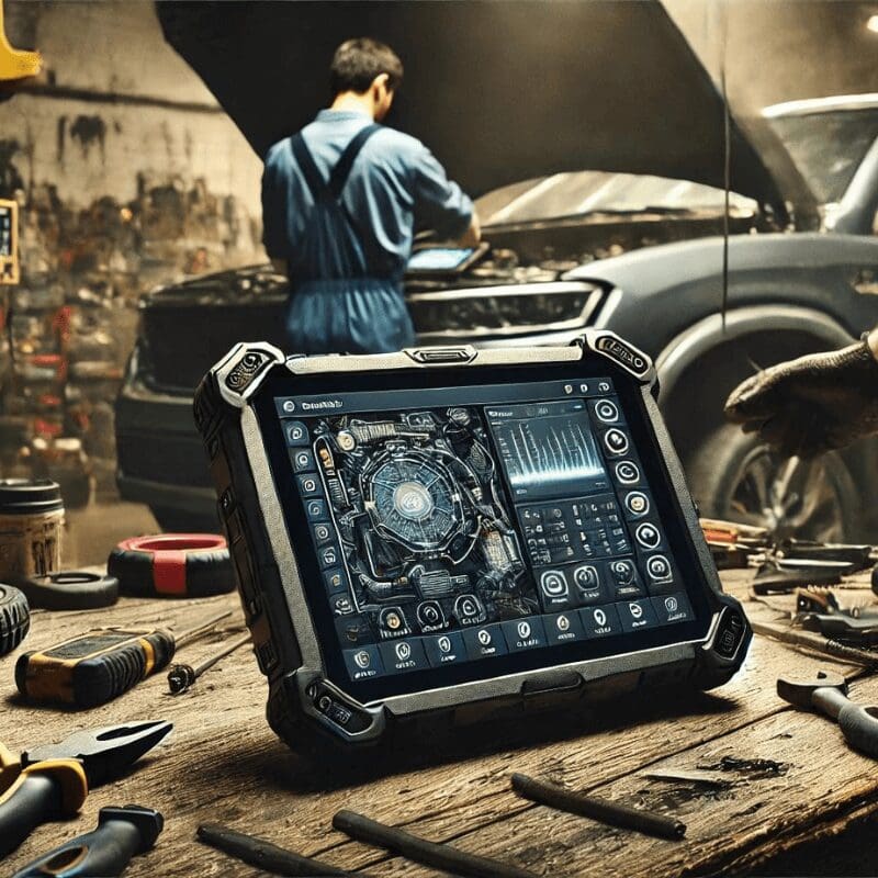 getac f110 tablet in workshop (1)