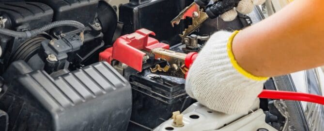 connecting car battery terminals