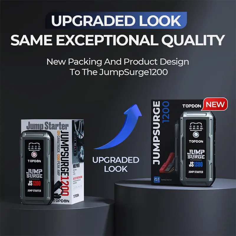 JUMPSURGE1200 Jump-Starter new look