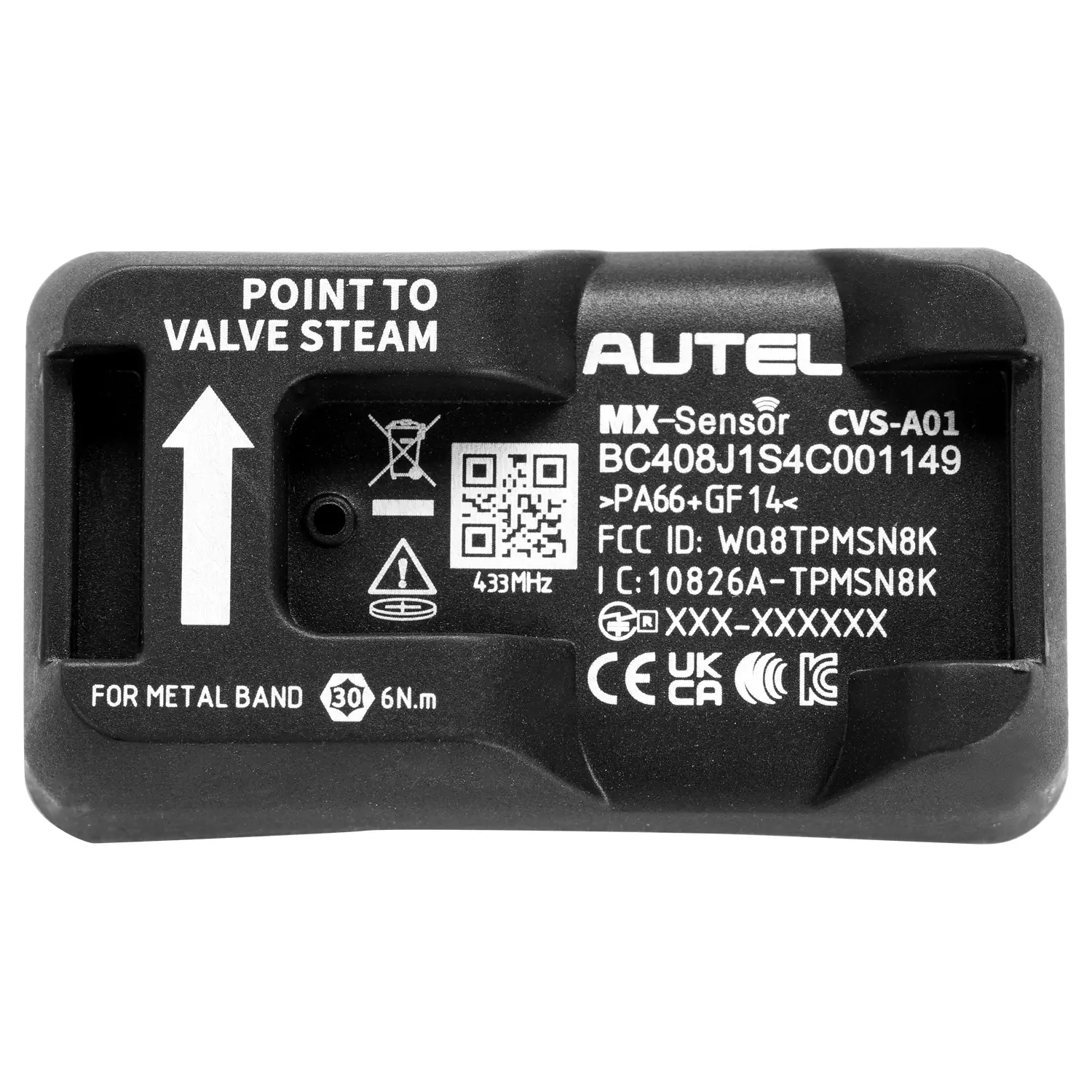 Programmable CV TPMS Fabric Strap Sensor R17.5-24.5 7