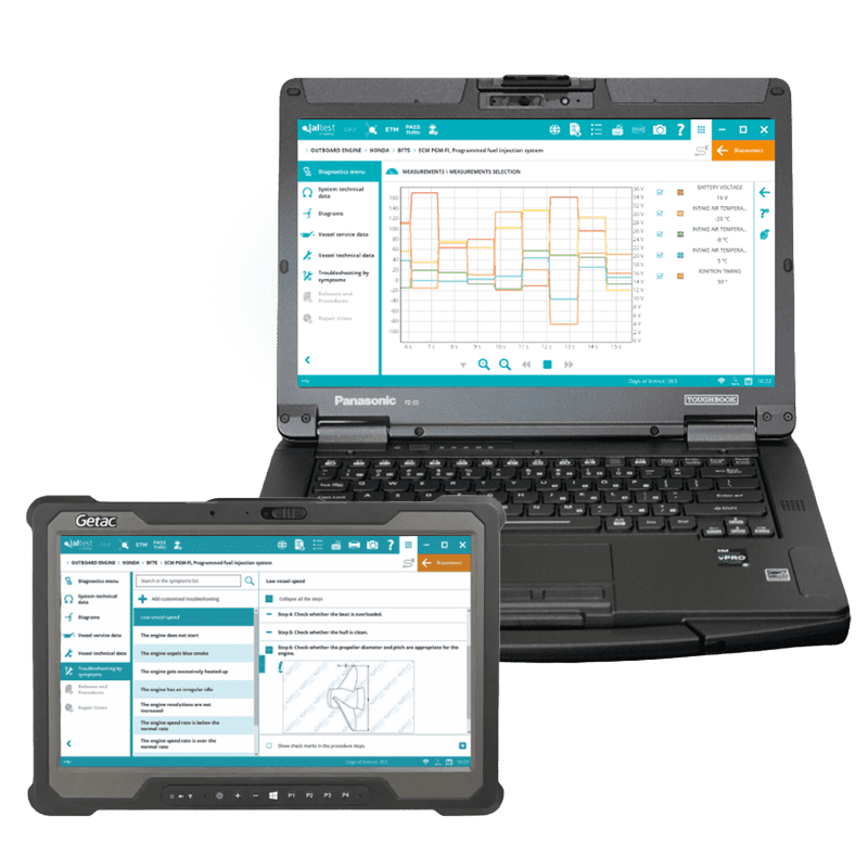 Jaltest-Marine-Diagnostic-Screen-on-laptop-and-tablet