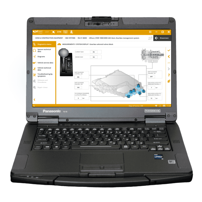 Jaltest-Off-Highway-Diagnostic-Screen