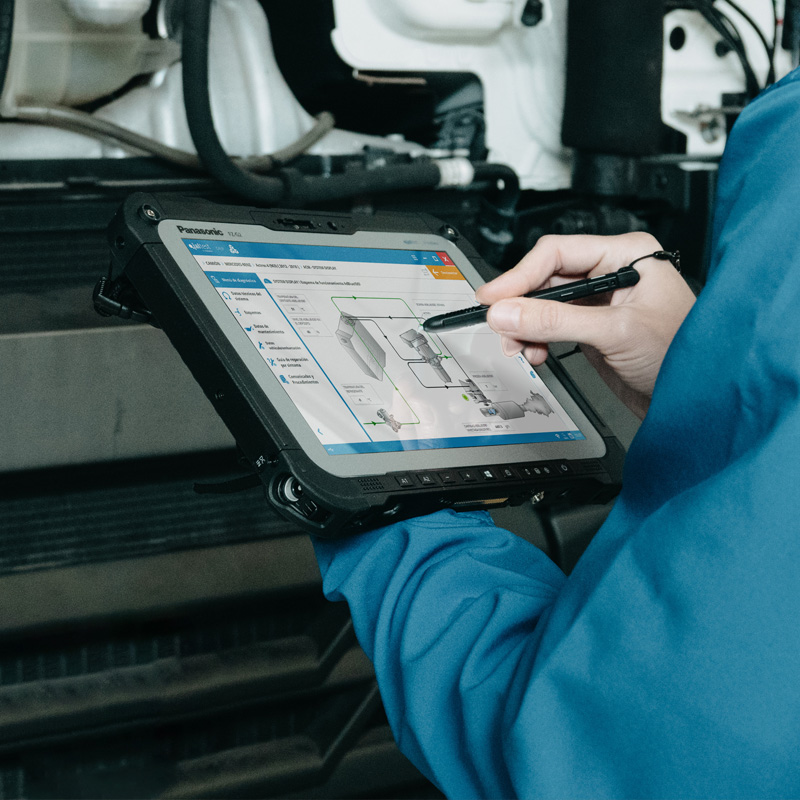 panasonic tablet with jaltest diagnostic software