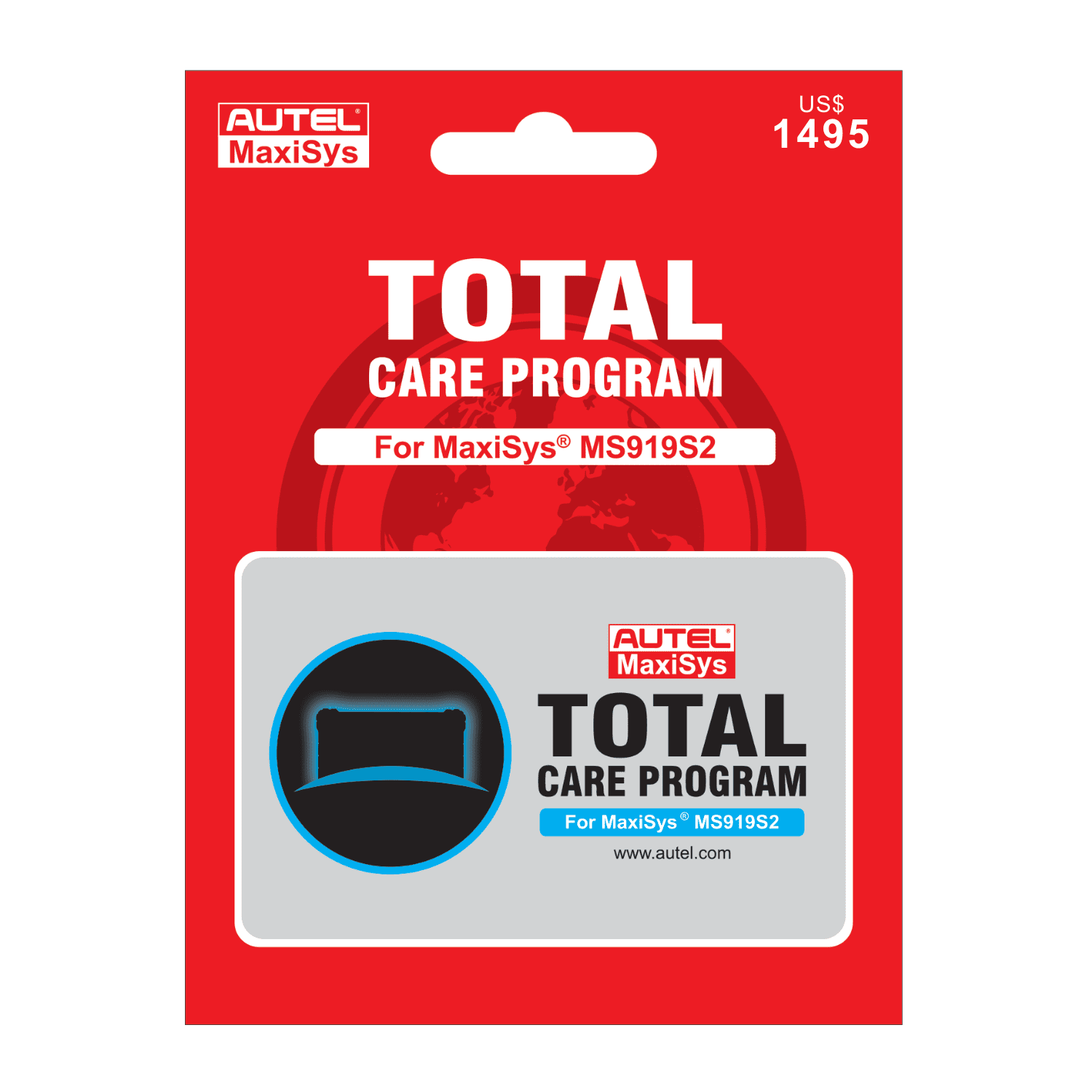 Autel MS919S2 1-Year Software & Warranty Card