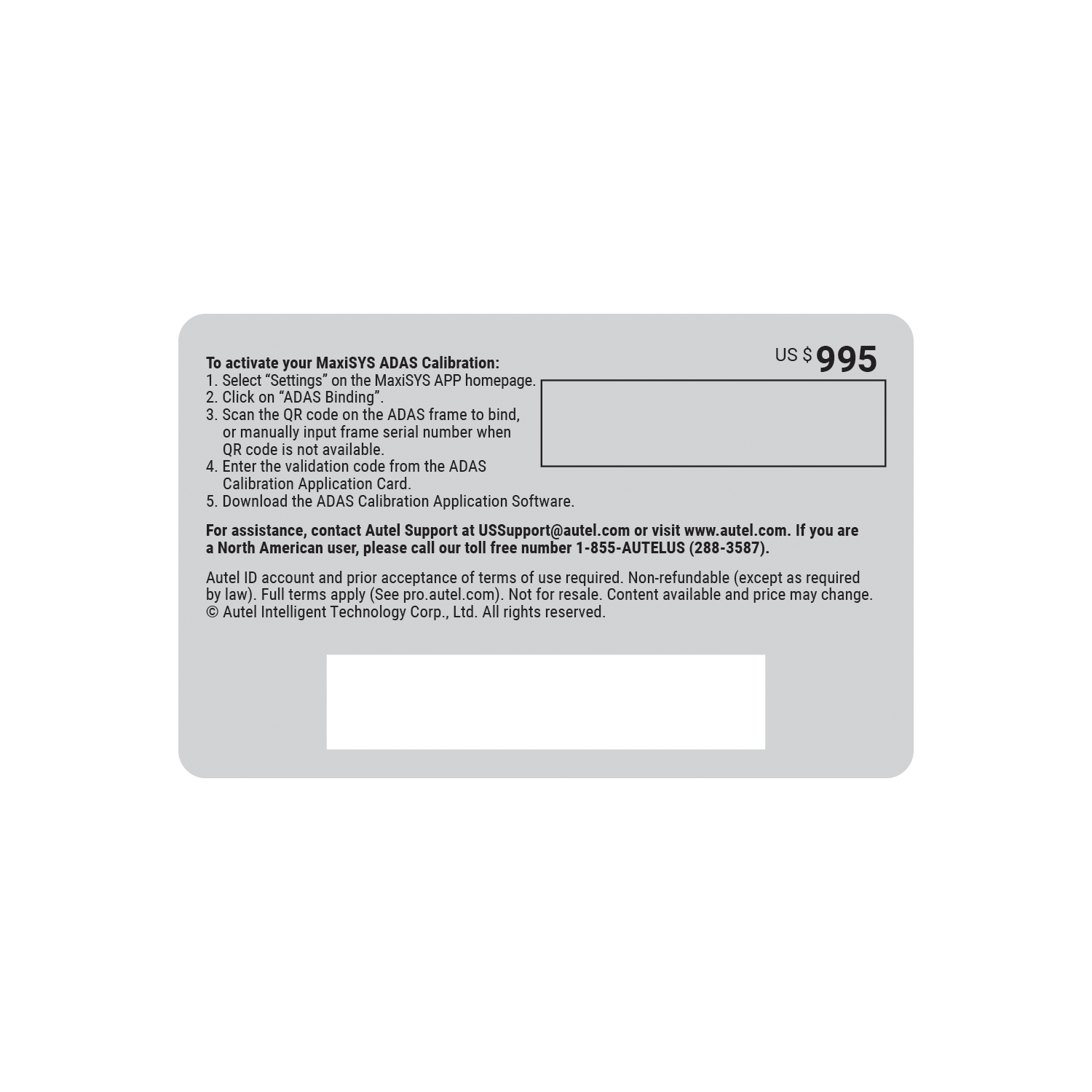 ADAS Software Upgrade Card - Image 3
